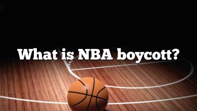 What is NBA boycott?