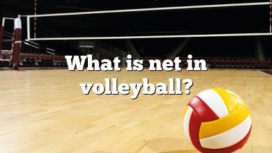 What is net in volleyball?