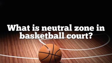 What is neutral zone in basketball court?