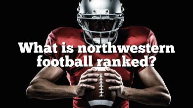 What is northwestern football ranked?