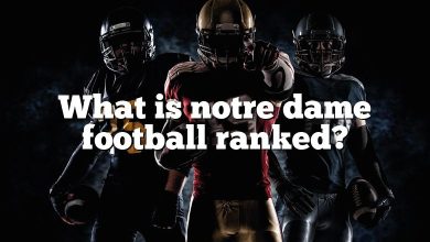 What is notre dame football ranked?