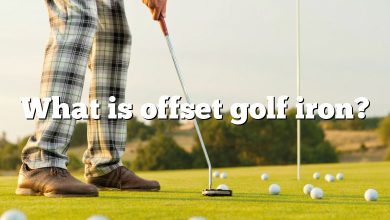 What is offset golf iron?