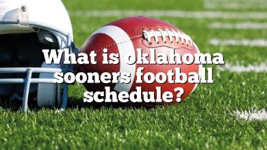 What is oklahoma sooners football schedule?