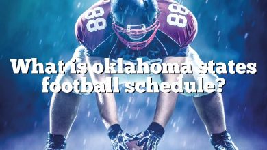 What is oklahoma states football schedule?