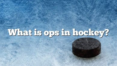 What is ops in hockey?