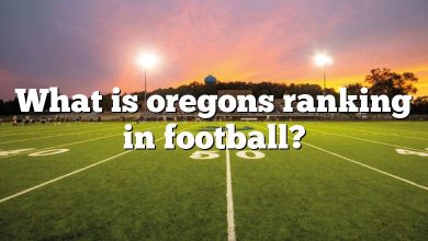 What is oregons ranking in football?
