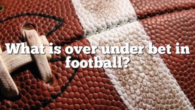 What is over under bet in football?