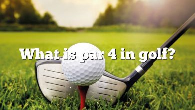 What is par 4 in golf?