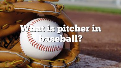 What is pitcher in baseball?