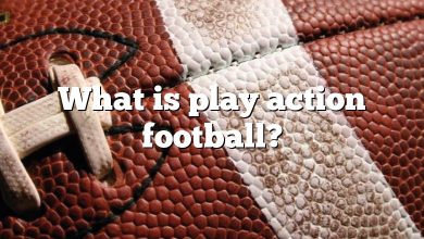 What is play action football?