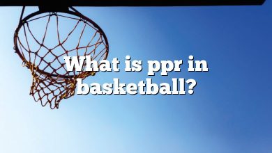 What is ppr in basketball?