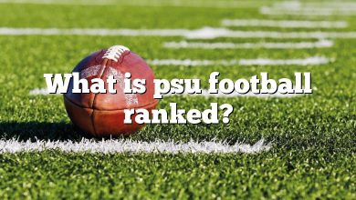 What is psu football ranked?