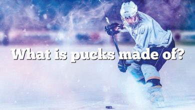 What is pucks made of?