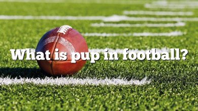 What is pup in football?