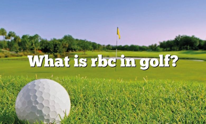 What is rbc in golf?