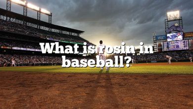 What is rosin in baseball?