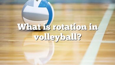 What is rotation in volleyball?