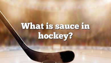 What is sauce in hockey?
