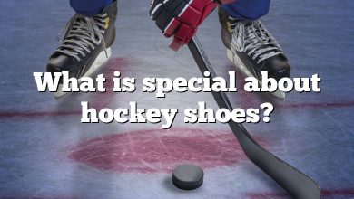 What is special about hockey shoes?