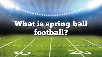 What is spring ball football?