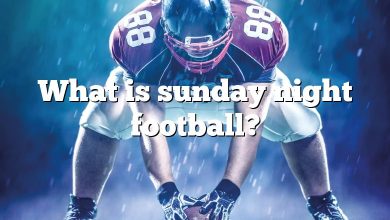 What is sunday night football?