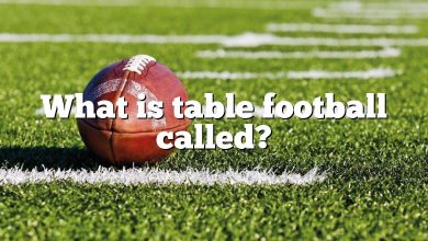 What is table football called?