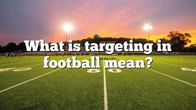 What is targeting in football mean?