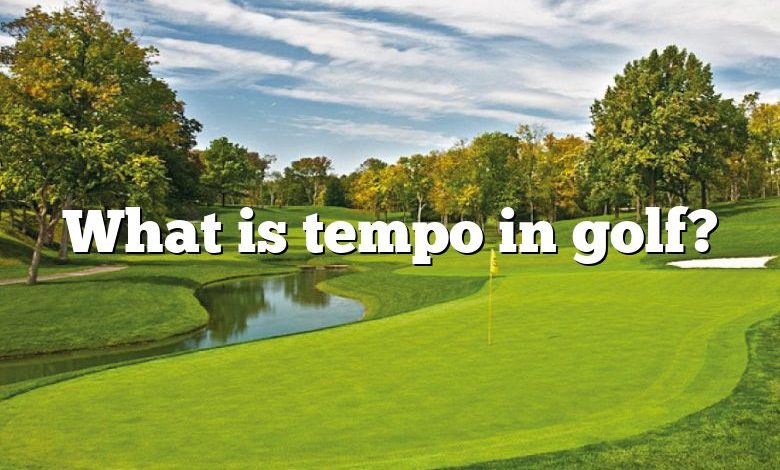 What is tempo in golf?