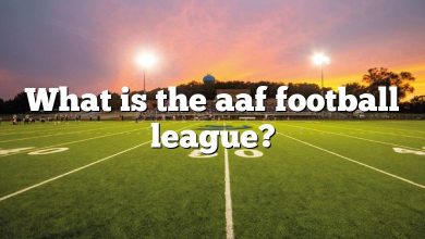 What is the aaf football league?