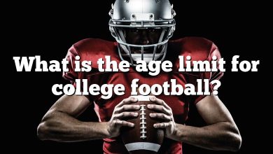 What is the age limit for college football?