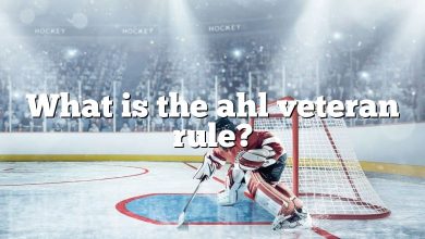 What is the ahl veteran rule?