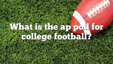 What is the ap poll for college football?