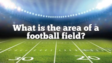 What is the area of a football field?