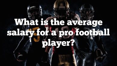 What is the average salary for a pro football player?