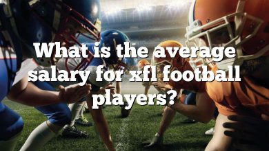 What is the average salary for xfl football players?