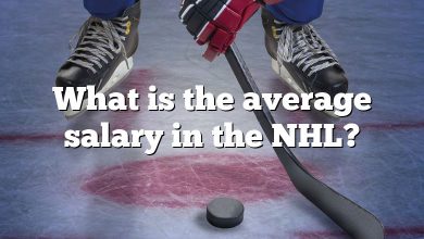 What is the average salary in the NHL?