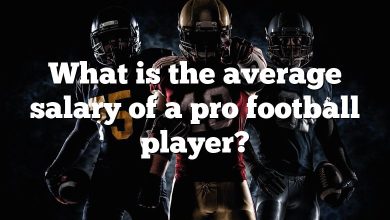 What is the average salary of a pro football player?
