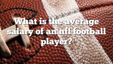 What is the average salary of an nfl football player?