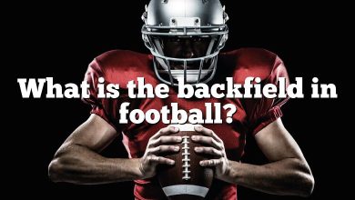 What is the backfield in football?