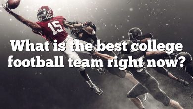 What is the best college football team right now?