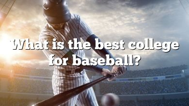 What is the best college for baseball?