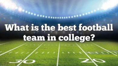 What is the best football team in college?