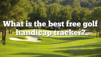 What is the best free golf handicap tracker?