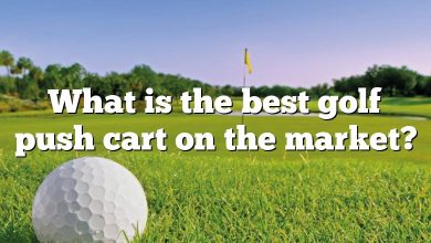 What is the best golf push cart on the market?