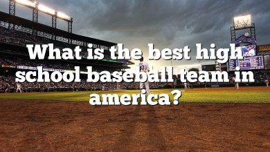 What is the best high school baseball team in america?