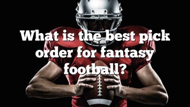 What is the best pick order for fantasy football?