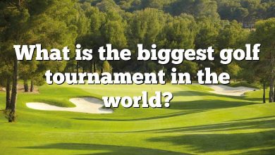 What is the biggest golf tournament in the world?