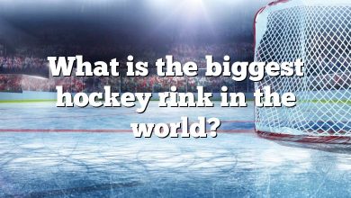 What is the biggest hockey rink in the world?