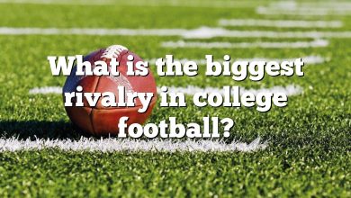 What is the biggest rivalry in college football?
