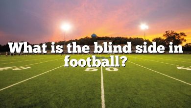 What is the blind side in football?